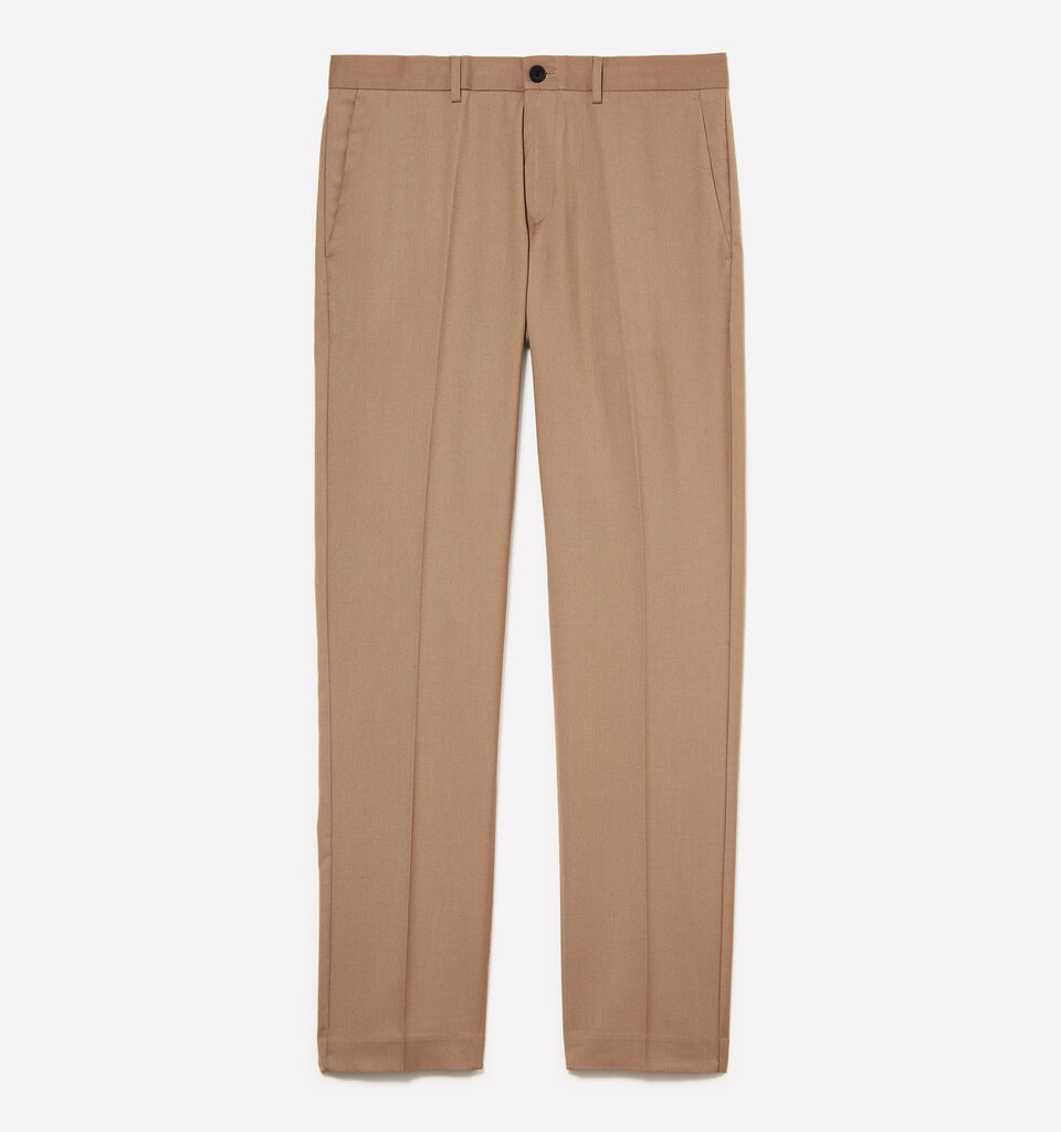 Calças de alfaiataria camel - calças slim para homem - Camel | Sisley image number 1